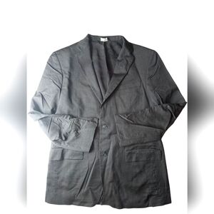 Jos a bank wool 2-piece suit grey mens size 43L × 37L